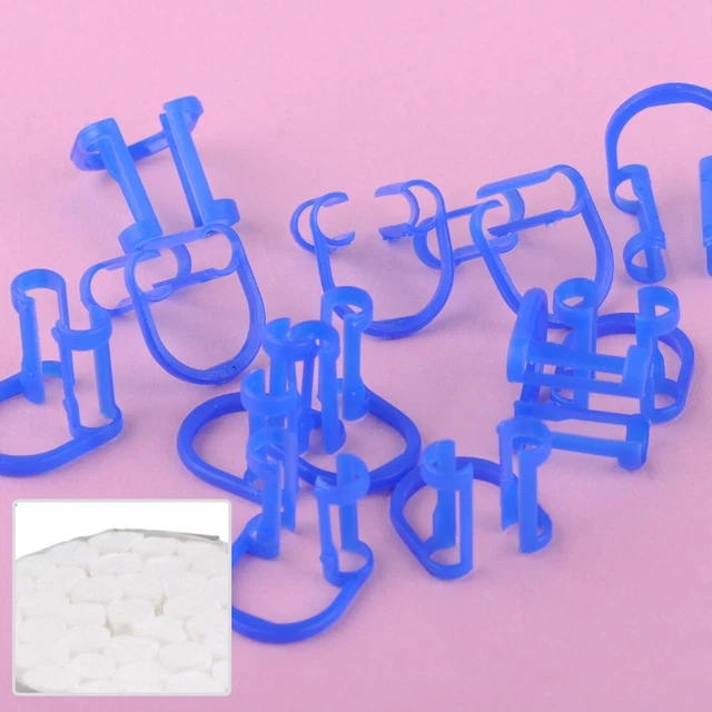 10x coton rouleau support Clip dentaire laboratoire isolateur orthodontique vt