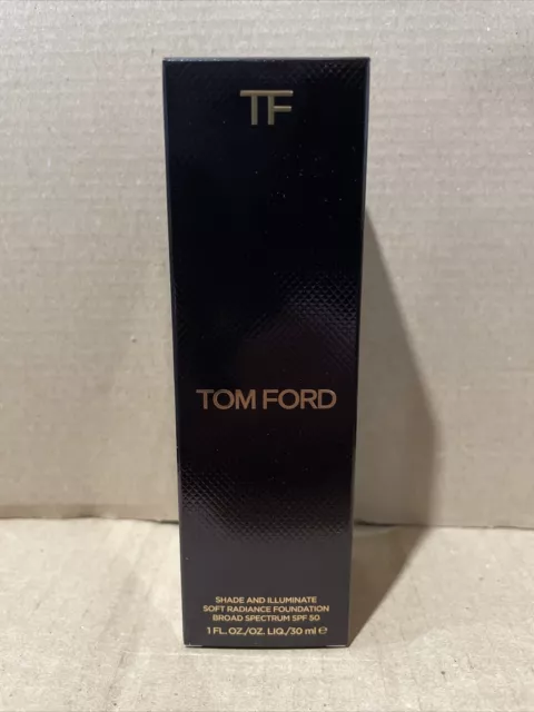 Tom Ford Shade & Illuminate Soft Radiance Foundation 1oz SPF 50 NIB - 4.0 FAWN