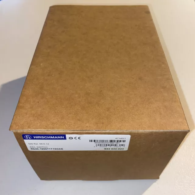 Hirschmann RS20 Ethernet Rail Switch RS20-1600T1T1SDAE New Sealed