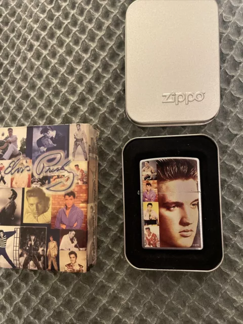 Elvis Presley Memories Zippo Lighter Brand New Original Box Unfired-Collectible!