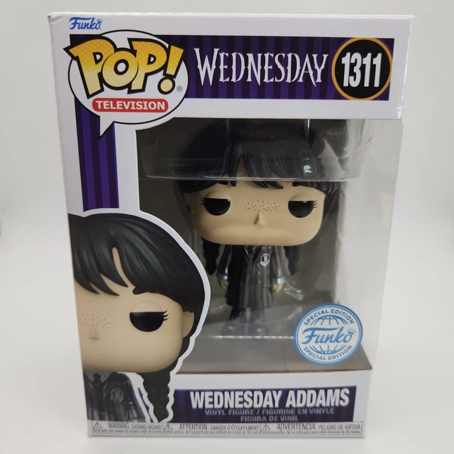 Funko POP! Metallic Wednesday Addams #1311 Hot Topic - Special Edition Sticker -