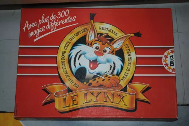 Jeu de société Le Lynx -  Jeu de réflexes et d'observation - Sans pastilles