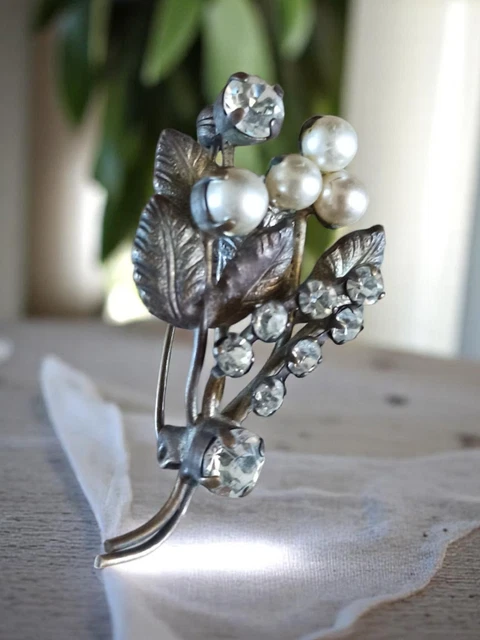Collier Ou Broche Alexis Bittar Caniche Royal En Lucite Et Cristal - Neuf Avec Étiquettes
