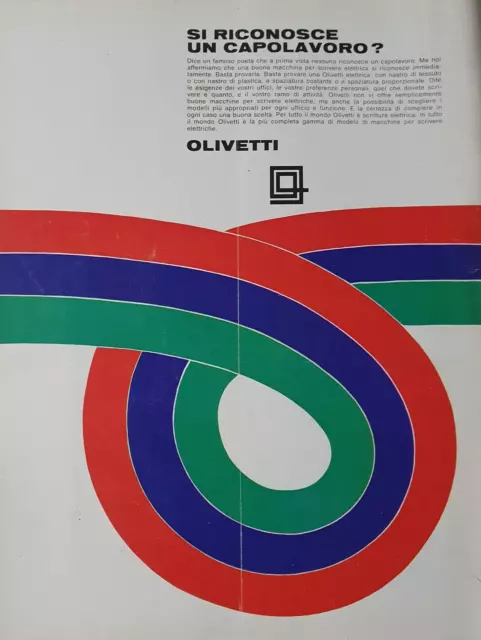 Olivetti Ivrea Macchine Scrivere * Advert Pubblicita' D'epoca Advertis Adv-Motor