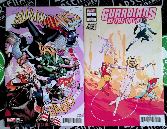Guardians of the Galaxy #1 & 2 Variants 2020 Marvel Comics Rocket Starlord Groot