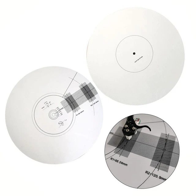 Professional Vinyl Record Calibration Plate for Enhanced Sound Quality
