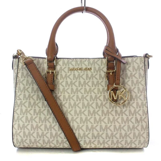 Michael Kors Handbag Shoulder Bag 2Way Crossbody Sally Signature In Satchel Faux