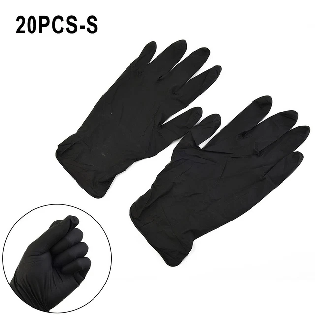 Pack de 20 gants en nitrile sans latex gants sains et stériles pour le nettoyag