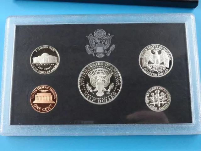 1995-S US Mint Silver Proof Set 5 Coin Set OGP Original Government Packaging 3