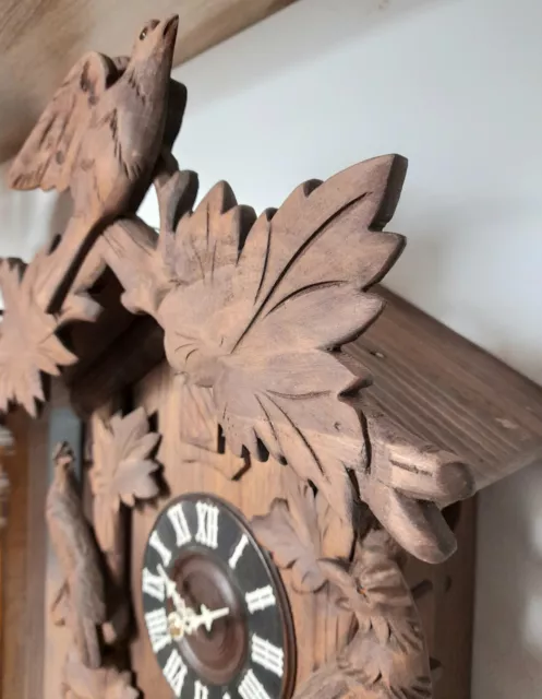 Genuine, Fully Restored, 8 Day Black Forest Cuckoo Clock (Large) 3