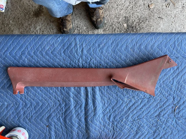 1969 dodge charger burnt orange oem right passenger a-pillar b-body molding trim 1969 dodge charger burnt orange oem right passenger a-pillar b-body molding trim