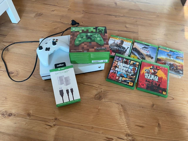 xbox one s 1tb zubehörpaket 2 controller 5 Spiele Battery Kit