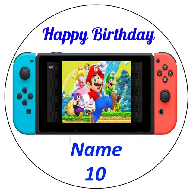 TORTENAUFLEGERSUPER MARIOGEBURTSTAGPARTYFOTOTORTE EUR 8,50