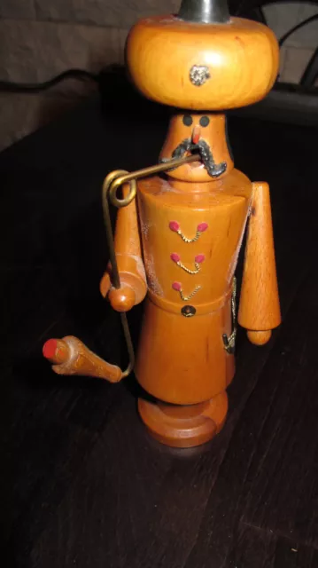 Altes Räuchermännchen Sultan Erzgebirge DDR oder älter 21 cm