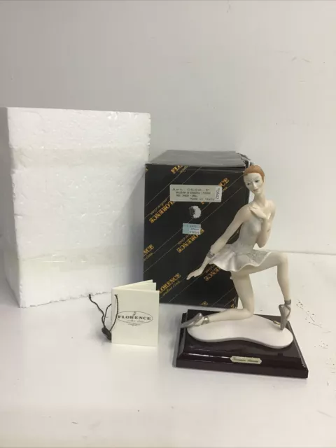 Giuseppe Armani Porcelain Ballerina in Ginnocchio 0586F Signed Ed. Original Box