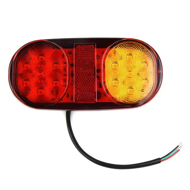 Voiture Feu Arrière Remorque Bateau Imperméable LED Arrêter Clignotant Lampes