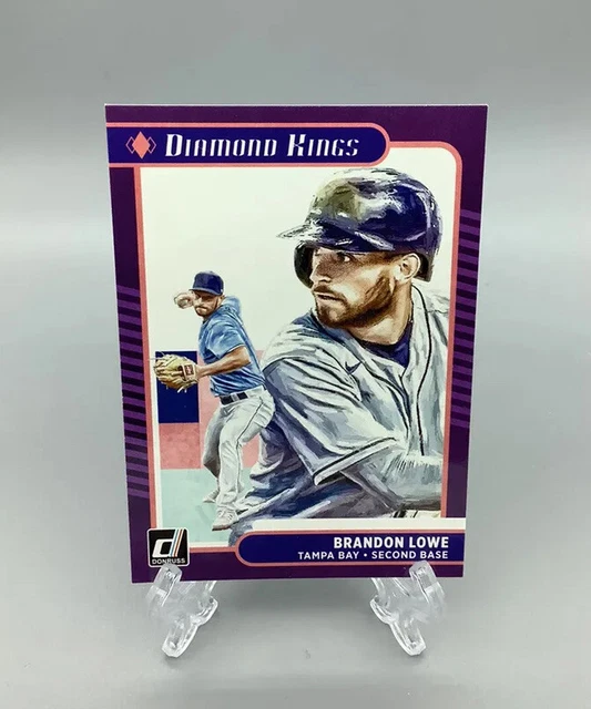 2021 Donruss Base Diamond Kings #1 Brandon Lowe Tampa Bay Rays