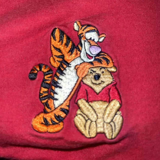 Vintage Disney Pooh & Tigger henley shirt womens size 24 Jerry Leigh Guc E100