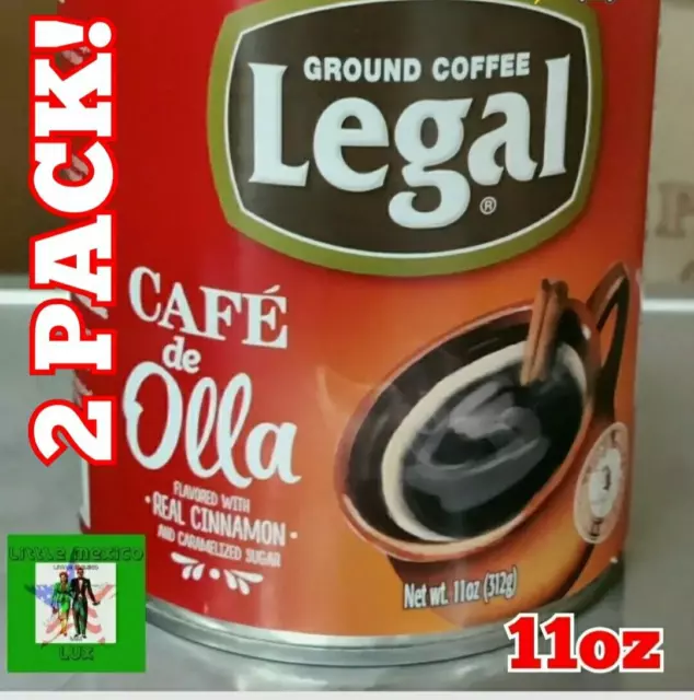 Cafe Legal Ground Coffee Blend With Caramelized Sugar And Cinnamonn- Cafe  De Grano Molido Mezclado con Azucar a la Canela (7 Ounces)