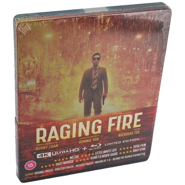 Raging Fire 4K Ultra HD + Blu-ray SteelBook  怒火 Zavvi Region Free VO Neuf