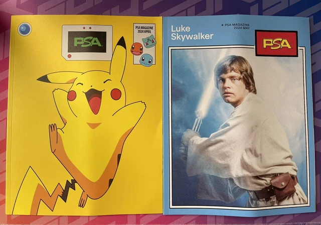 PSA MAGAZINE APRIL /May 2024 Pikachu & Luke Skywalker Edition No Shrink ...