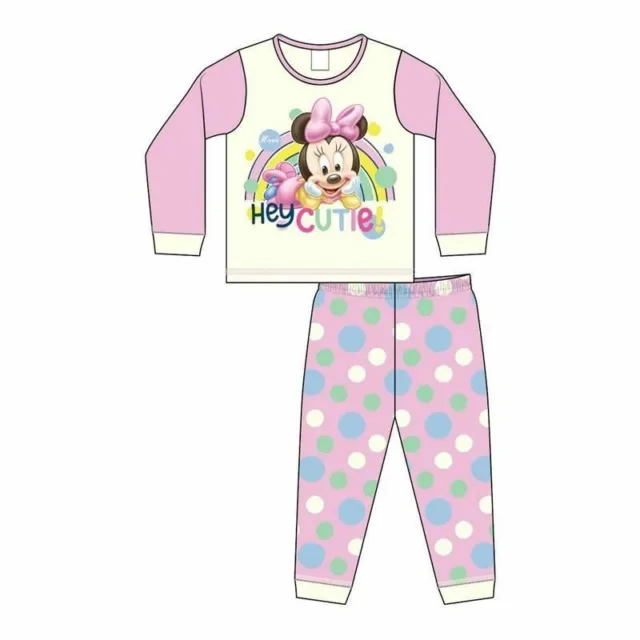 Minnie Mouse Hey Cutie Long Sleeve Pyjama Set Age 6-24 Months