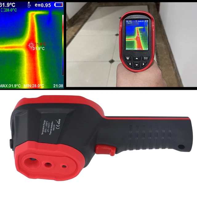 THERMAL IMAGING CAMERA Portable Handheld Infrared Imager With Data ...