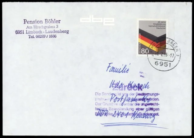 1985, Bundesrepublik Deutschland, 1265, Brief - 1579672