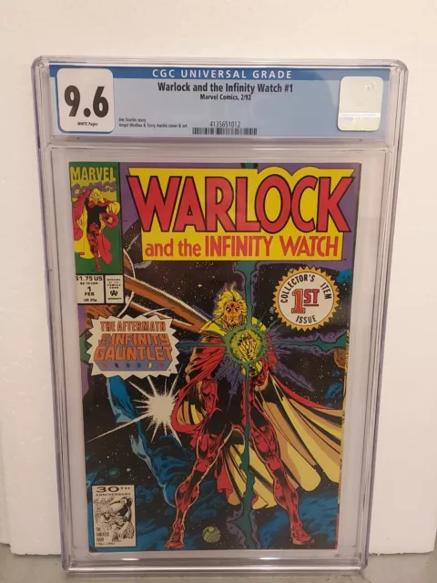 Warlock and the Infinity Watch #1 CGC 9.6 Key Issue GOTG Marvel 1992