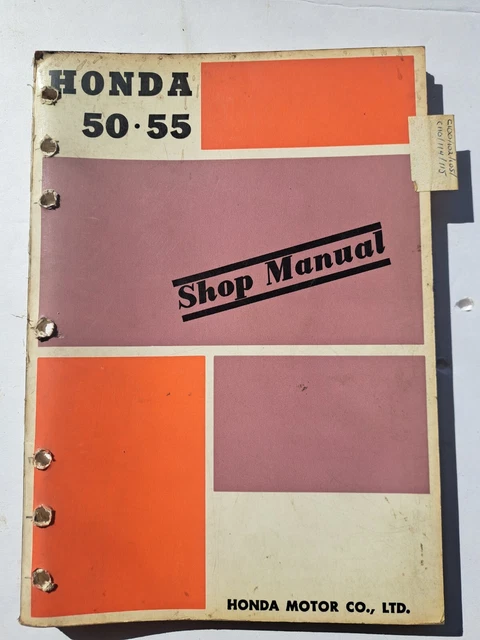 Honda 50 55 oem shop service manual 1970 Honda C100 C102 C105 C110 C114 C115
