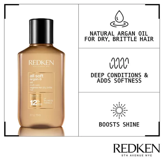 Redken Tutto Morbido Olio di Argan 111 ml NUOVO 2