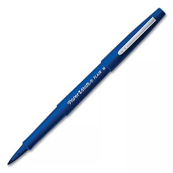 Faserschreiber Nylon blau Papermate Flair, M  0,8 mm