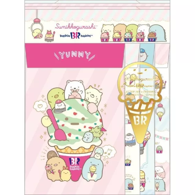 San-X Sumikko Gurashi Baskin Robbins 31 Ice Cream Volume Letter Set Japan 2023