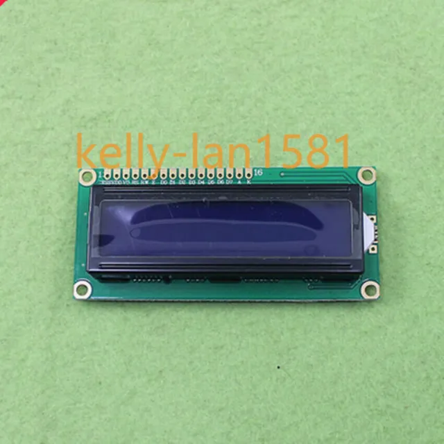 2pcs 1602A blue screen LCD screen blue 5V white font with backlight LCD 1602