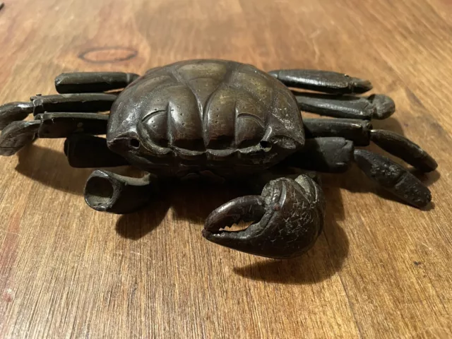 Articulated Bronze Crab late 19th Century….Japanese Meiji period (1868-1912)