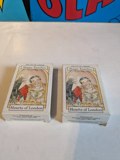 Happy Families Hearts Of London Playing Cards X2