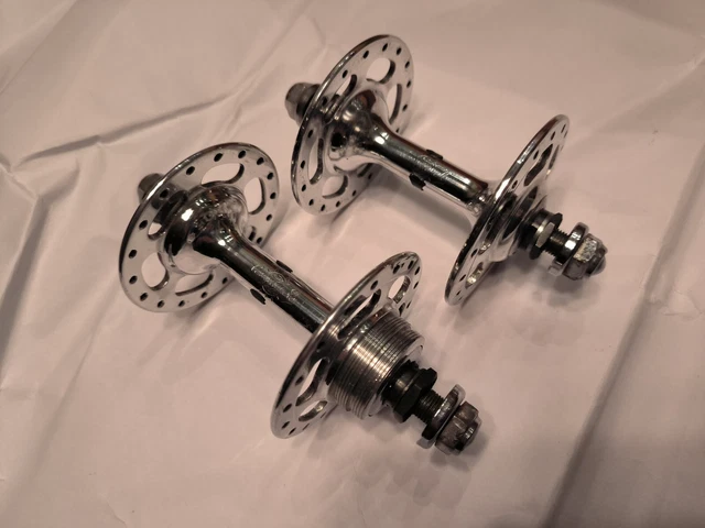 Vintage Campagnolo Record high flange Pista/Track hubset 36H FIRST GEN!VERY RARE Vintage Campagnolo Record high flange Pista/Track hubset 36H FIRST GEN!VERY RARE