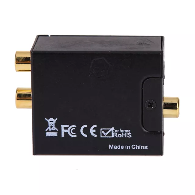 96 KHz Digital To Analog Audio Converter 2-channel RCA L/R Converter Adapter