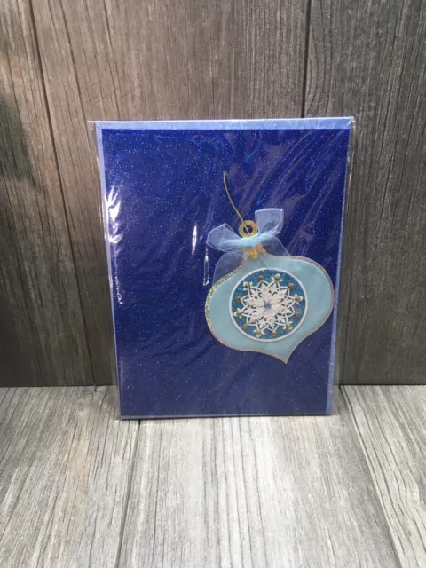 Burgoyne Christmas Holiday Greeting Cards Handmade 3D Christmas Ornament NEW