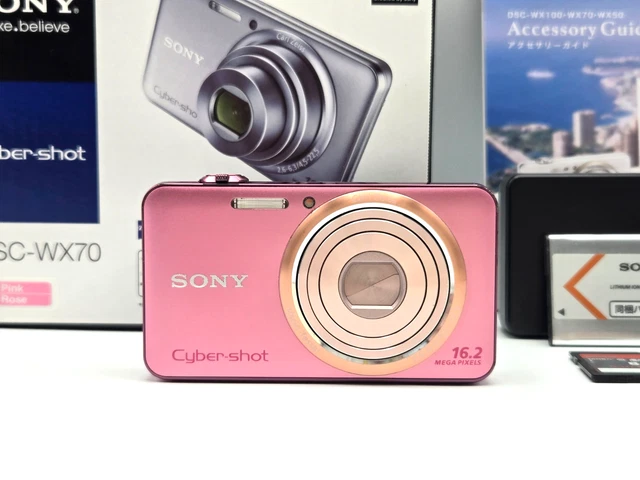 ソニー SONY　DSC-WX70 ピンク 1444 SONY Cyber shot DSC-WX70 16.2MP Compact Digital Camera Pink