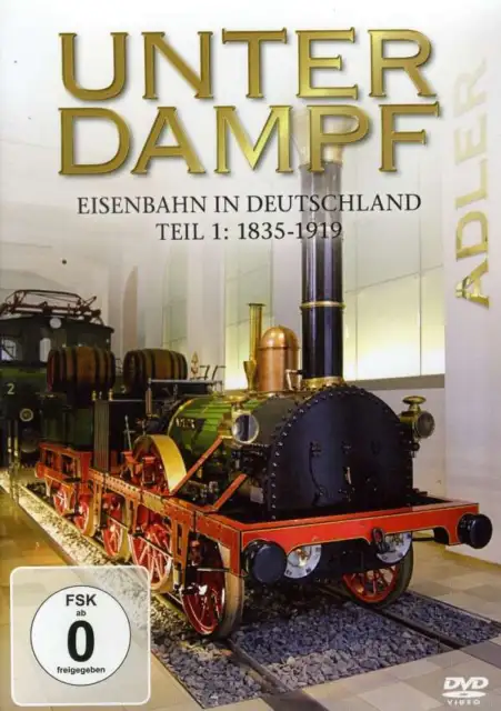 Eisenbahn: Unter Dampf - Eisenbahn in Deutschland 1835-1939 - zyx DVD 7045 - (D