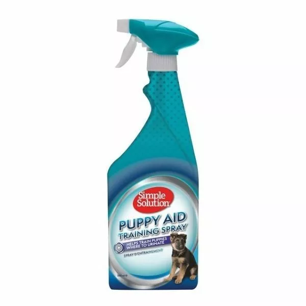 Spray de entrenamiento para cachorros Simple Solution 500 ml - Ayuda para reducir el tiempo de entrenamiento en casa