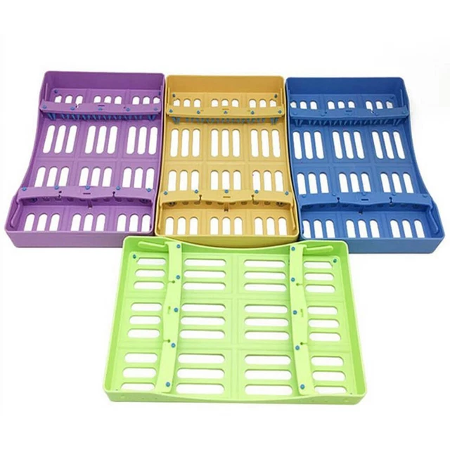 5-Pack Sterilization Racks For 5 Instruments Each - Detachable, German High Grade
