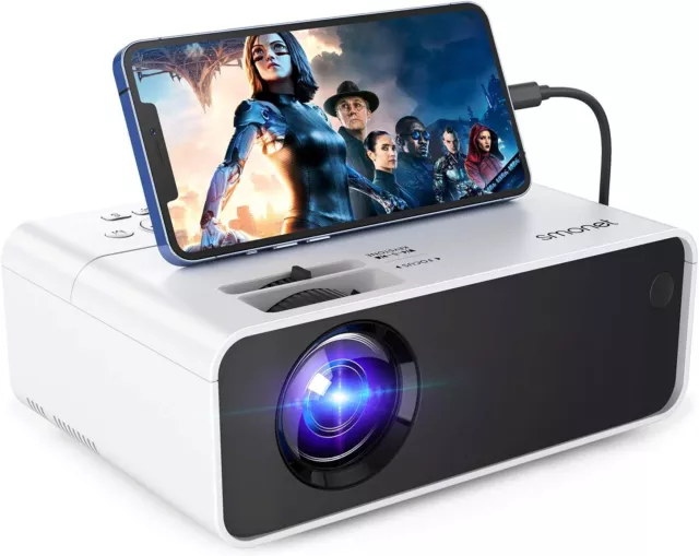 Movie Projector, SMONET 1080P HD Projector 7500L Home Video TV...