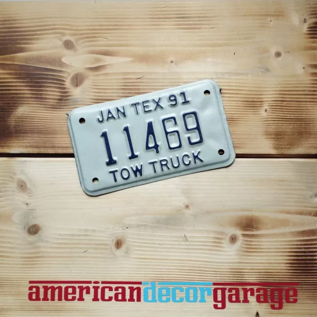 USA Nummernschild/Kennzeichen/license plate/Motorrad/MC/Special* Texas Tow Truck