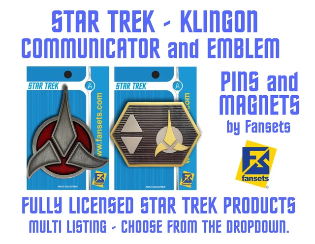 Star Trek: Klingon Emblem Badge - His Gifts