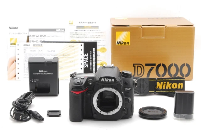 [TOP MINT in BOX w/Strap] Nikon D7000 16.2MP Digital SLR Camera Body From JAPAN