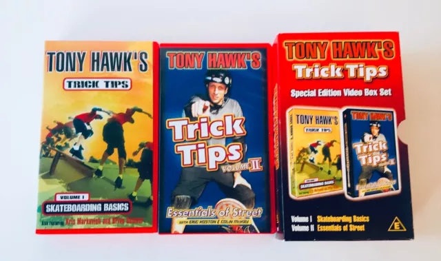 Tony Hawk’s Trick Tips video box set