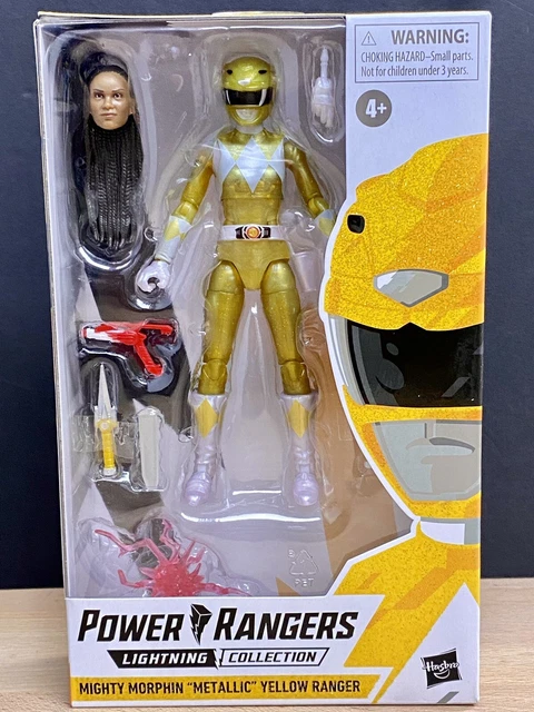 Power Rangers Lightning Collection Mighty Morphin Yellow  Ranger Metallic Excl