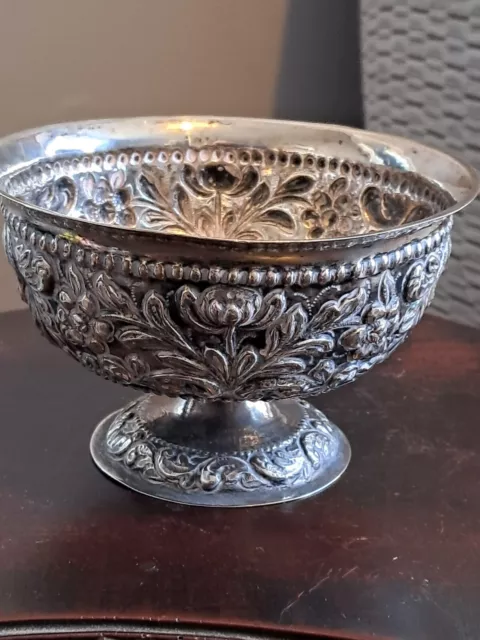 Indian White Metal Bowl